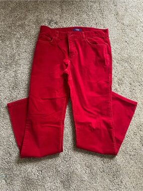 Chaps Red Corduroy Pants
